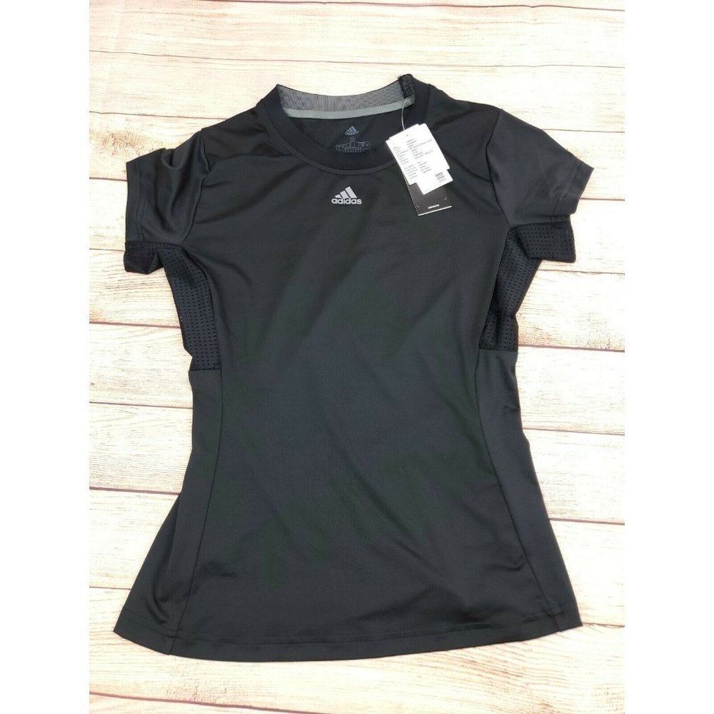 Adidas Women’s Tennis Tee Black Sample Size S